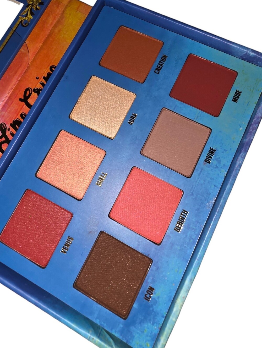 Lime Crime Venus Eyeshadow Palette NEW IN BOX Burgundy Red Coral Fall